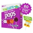 thumbnail image 2 of YumEarth Organic Vitamin C BCF26 Pops Variety Pack, 60 Fruit Flavored Favorites Lollipops, Allergy Friendly, Gluten Free, Non-GMO, Vegan, No Artificial Dyes, 2 of 3
