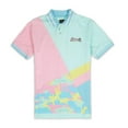 thumbnail image 2 of Le Tigre Men's Assorted Embroidered Tiger Logo Polo Shirt (XXX-Large, Pastel Camo), 2 of 3