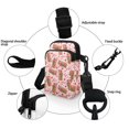 thumbnail image 5 of HELLHERO Rose Guinea Pig Pattern Messenger Bag Double Zipper Crossbody Small Bags for Women, 5 of 7