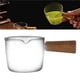 thumbnail image 2 of Matsuzay Taza de cristal para café y leche con mango de madera, Mini mermelada transparente, taza para crema de frijoles, suministros de cocina, salsera, Type6 NO6 Matsuzay  HA026824-01, 2 of 6