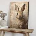 thumbnail image 5 of WFSposter Rabbit Canvas Wall Art Vintage Rabbit Painting Animal Landscape Art Retro Animal Wall Art Vintage Rabbit Picture Cute Animal Painting Cute Rabbit Poster Nursery Rabbit Picture Unframed, 5 of 7