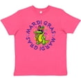 thumbnail image 3 of Inktastic Mardi Gras Party Alligator Youth T-Shirt, 3 of 5
