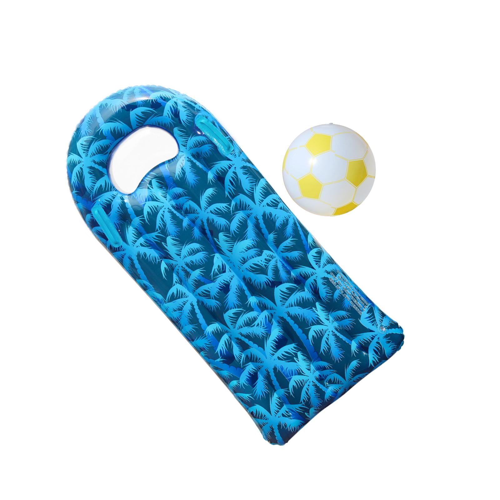 DimyFew Inflatable Surfboard Swimming Aid Classic Surfing Body Board Surfboard for Water coconut tree