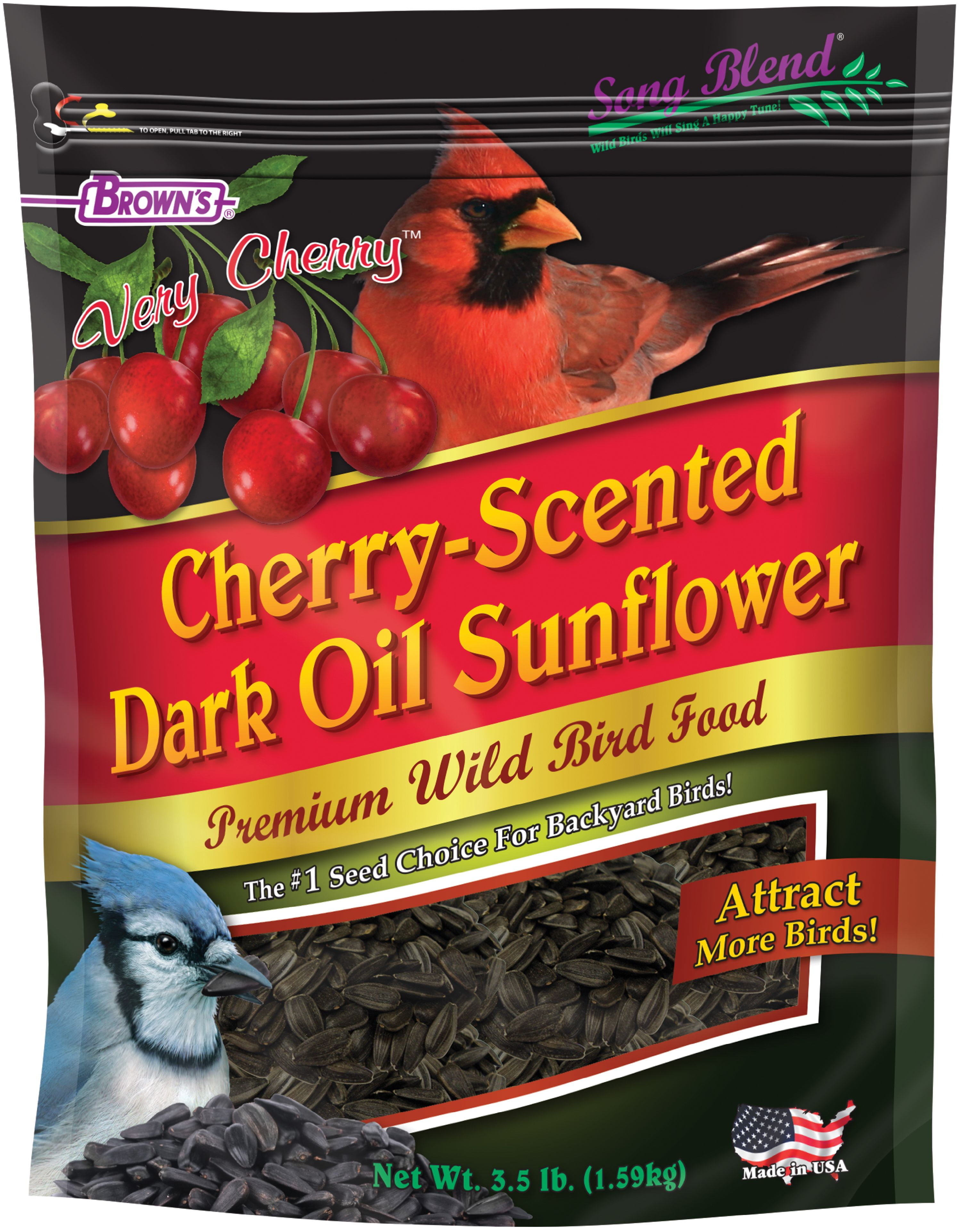 Song Blend Cherry Scented Dark Oil Sunflower Seeds, 3.5 lb. Walmart