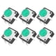 thumbnail image 3 of 20 Pcs 12x12x7.3 mm Tactile Push Button Switches with LED Momentary Tactile Push Button Green, 3 of 5