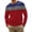 AB942 Red, variant on Tisuna Men Long Sleeve T-Shirts Comfortable Crew Neck Tops Men Color Blocking Tee Shirts For Fitness Sports Size L