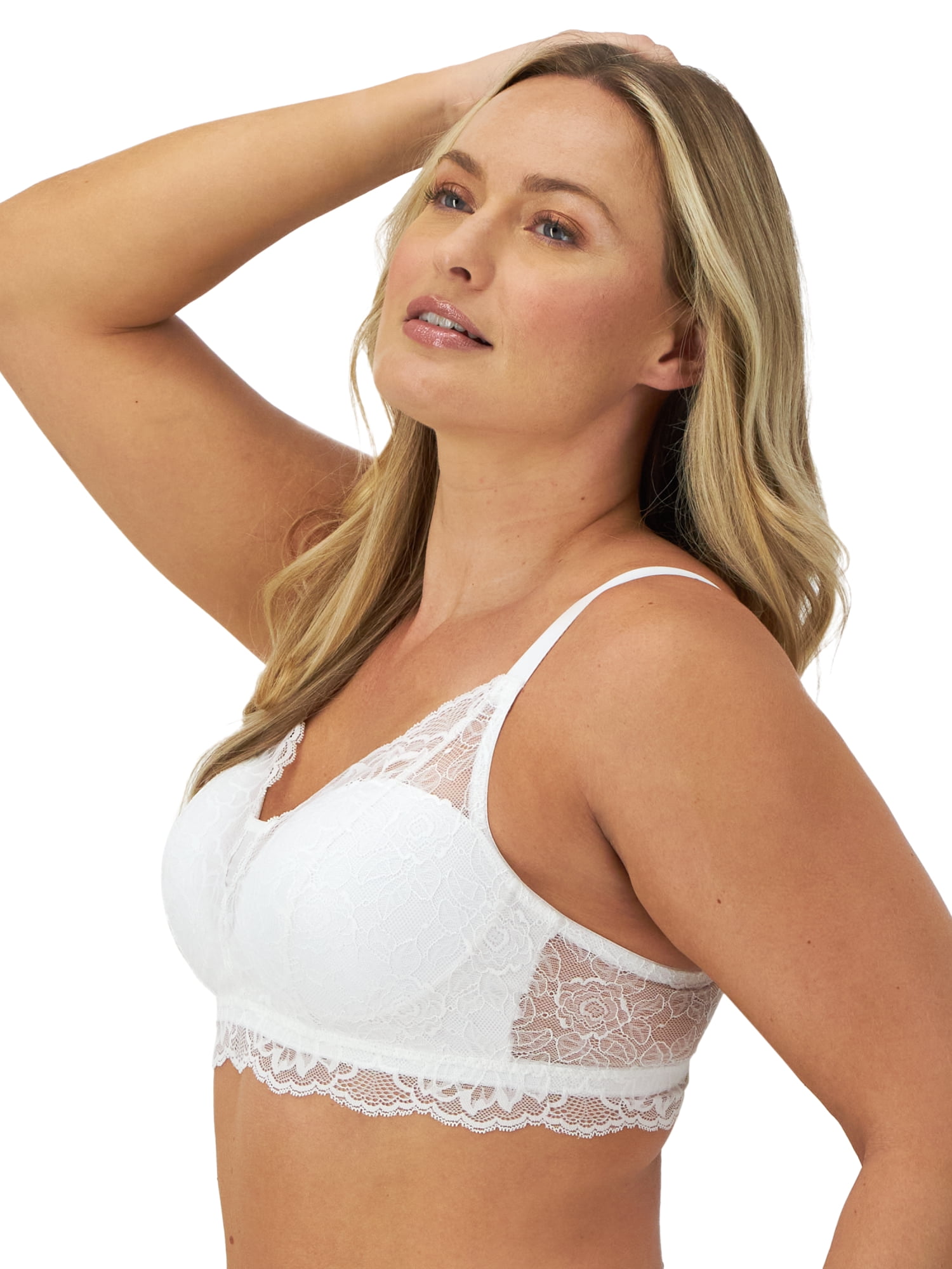 Bali Womens Beautifully You Lace Wireless Bra