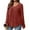 Brown, variant on gakvbuo Plus Size Fall Sweaters for Women Long Sleeve V Neck Loose Blouse Tops Ribbed Knitted Sweaters Tunic Pullover Sweater