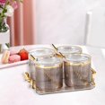 thumbnail image 4 of 4x Spice containers Seasoning Bottle Set Seasoning Can Portable with Lids Pepper Seasoning Organizer Condiment for Kitchen BBQ Restaurant Camping , Gray, 4 of 8