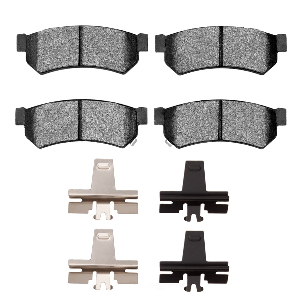 Dynamic Friction Company 1551-1739-01 DFC 5000 Advanced Brake Pads - Ceramic and Hardware Kit - OE