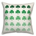 thumbnail image 2 of Creative Products St. Patrick Shamrocks 18x18 Spun Poly Pillow, 2 of 3