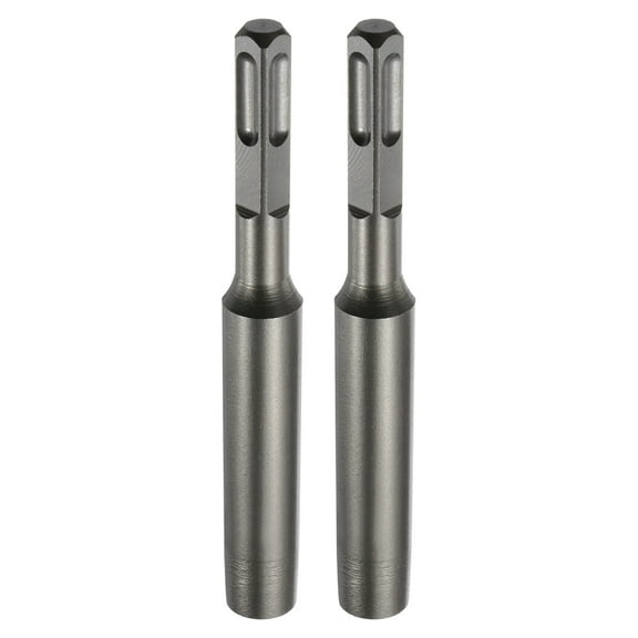 Uxcell 2pcs SDS Max Ground Rod Driver 23/64" for 17/32 Ground Rods Driver Adapter Bits for Rotary Hammer Drill Tool 5.7" Long