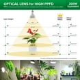thumbnail image 3 of SANSI LED Grow Light Bulb 15W Full Spectrum Veg Plant Lamp Indoor Sunlike 3 pcs, 3 of 13