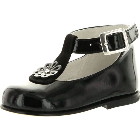 Oxford Girls 944 Made In Italy Dress T Strap Flats Shoes