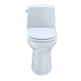 thumbnail image 3 of TOTO® Eco UltraMax® One-Piece Elongated 1.28 GPF ADA Compliant Toilet with CEFIONTECT, Cotton White - MS854114ELG#01, 3 of 5