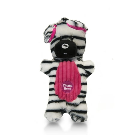 Charming Pet Peek-A-Buds Zebra Dog Toy, Multi, Small