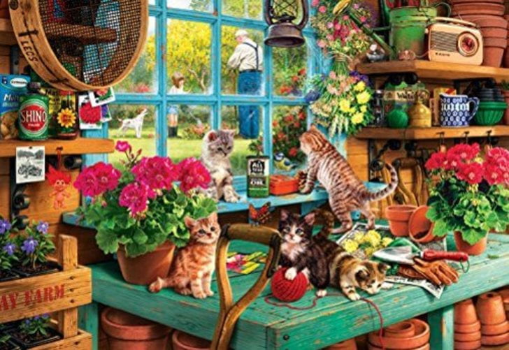 Buffalo Games Grandpa's Potting Shed Puzzle, 2000 Piece - Walmart.com ...