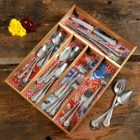 The Pioneer Woman Melody 5-Section Cutlery Tray