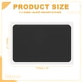 thumbnail image 2 of Uxcell 6Pcs Waterproof Self-Adhesive Nylon Repair Patch 3 x 2" Black, 2 of 7