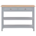 thumbnail image 2 of vidaXL Sideboard Grey 110x35x80 cm MDF, 2 of 5