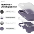 thumbnail image 5 of KOMI Compatible with iPhone 16 Pro Max Case, Premium Liquid Silicone Case, Full Body Protective Cover, Shockproof, Slim Phone Case, Anti-Scratch Soft Microfiber Lining, 6.9 inch Deep Lavender, 5 of 5