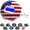 American Flag, variant on Flag Football Mouth Guard with 3D LipFit Design for Kids - Youth Tackle Football Mouthguard (No Boil) Cool Instant Fit Lip Guard Mouthpiece for Braces (Detachable Helmet Strap Included)