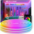 thumbnail image 1 of shiyou-60Ft Neon Rope Lights,Flexible Led Rope Light Control with App/Remote,Multiple Modes,IP65 Outdoor RGB Led Lights Waterproof,Music Sync Gaming Led Neon Light Strip for Bedroom Decor, 1 of 4