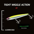 thumbnail image 3 of Multicolor Useful Tackle Outdoor Winter Fishing Minnow Lures Fish Hooks Sinking Pencil Sinking Minnow Baits COLOR C, 3 of 8