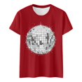 thumbnail image 5 of DHFJKG Disco Party T Shirts For Women Short Sleeve Crewneck Loose Fit Soft Graphic Tee Summer Fashion Outfits Lightweight Trendy Tops, 5 of 5