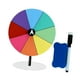 thumbnail image 4 of Juego de aprendizaje portátil de ruedas de rueda de ruleta con un conjunto de borradores de lápiz de borrado borrable para el espectáculo de bodas Base redonda, 4 of 8