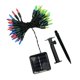 thumbnail image 3 of Guirnalda de luces navideñas de 100 LED, colgante artesanal, resistente al agua cuatro colores, 3 of 8