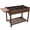 Brown 2+ Wood, variant on 8 Pockets Elevated Wood Raised Garden Bed, Horticulture Planter Box Stand with Foldable Side Table & Storage Shelf