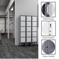 thumbnail image 4 of MIIIKO 5-Tier Metal Locker Steel Employees Lockers for Office, 5 Door Storage Cabinet with Louvers for Employee Gym, Home, School, 4 of 6