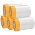 thumbnail image 1 of 5 rollos de cinta adhesiva de tela de 55 cm x 20 m con protector de lona de plástico, cinta protectora impermeable para muebles, 1 of 5