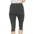 thumbnail image 3 of Stretch Is Comfort Women's and Plus Size High Rise Knee Legging | Adult Small - 5x, 3 of 6