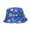 Blue, variant on Kids Hats & Caps For Outdoor Sports And Daily Relaxation Animal Floral Print Sun Hat For Ages 1-5 Cute Practical Breathable One Size
