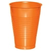 Sunkissed Orange 12 oz Plastic Cups for 20 Guests