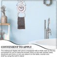 thumbnail image 3 of Waterproof Bathroom Clock Wall Watch Can Be Hung With Towel Wall Clock Desk Clock Dual-purpose Clock-AM, 3 of 5