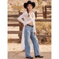thumbnail image 6 of LMLYSoH Women Tie Front Cardigan Casual Lightweight Floral Lace Ruffles Long Duster for Streetwear Aesthetic Clothes, 6 of 9