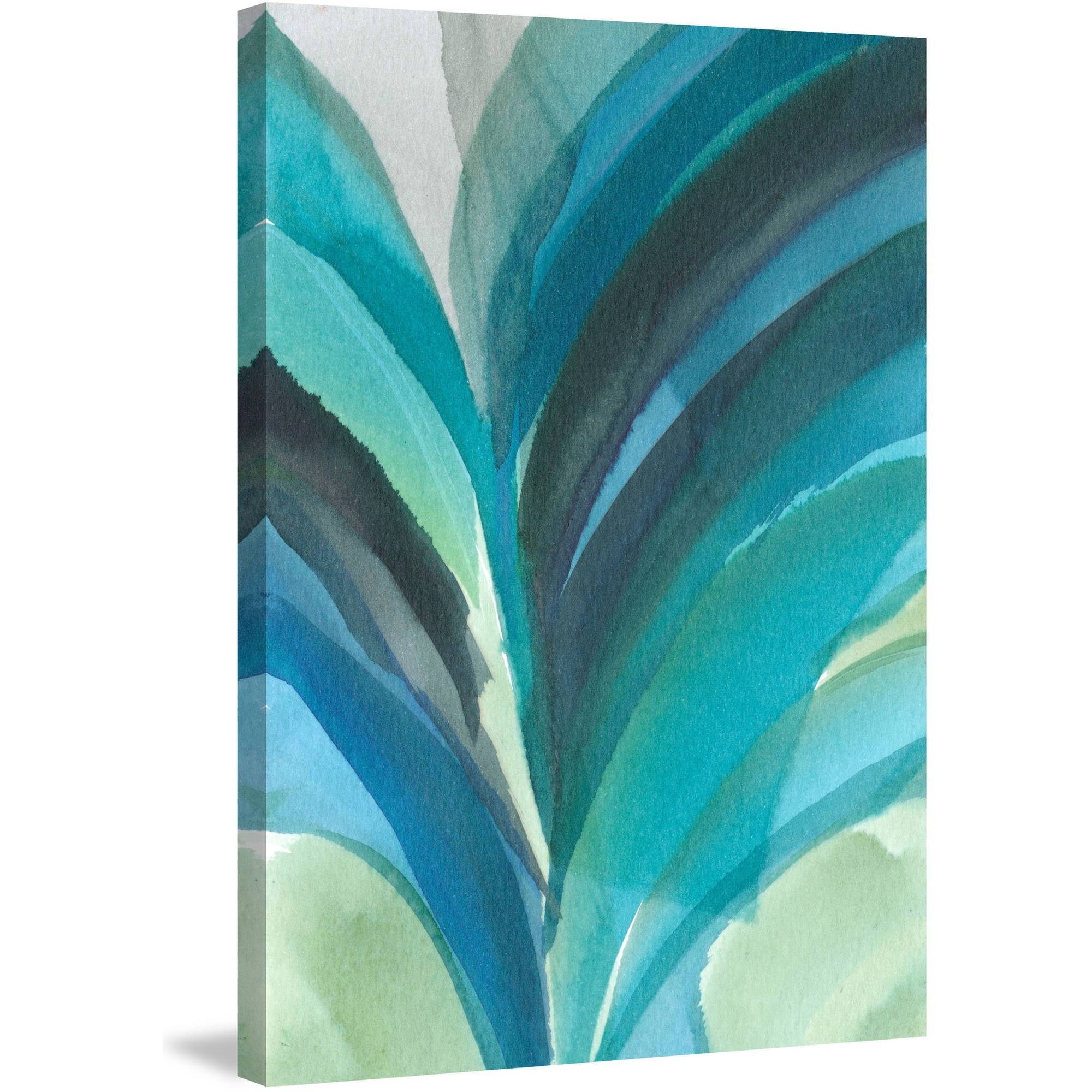 Marmont Hill "Blue Explosion" Painting Print on Wrapped Canvas