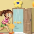 thumbnail image 4 of Children's Hanging Table Tennis Trainer Exercise Equipment Self Door Frame Table Training Yellow 1 Paddle, 4 of 8