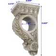 thumbnail image 4 of MERIVILLE Chatecu Drapery Sconce, Corbel Bracket, Drapery Scarf Swags, Wall Décor, Cottage, 2Pcs, 4 of 5