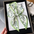 thumbnail image 3 of Bufanda con estampado de moda para mujer, pañuelo de seda satinada para el cuello, bandana ajustada con estampado Floral, novedad de 2022, 3 of 4