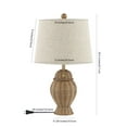 thumbnail image 3 of JONATHAN Y Margie Wicker 20.5" Bohemian Rustic Iron LED Table Lamp, Natural/Beige (Set of 2), JYL4041A-SET2, 3 of 5