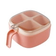 thumbnail image 2 of DOLITY Boîte à Condiments 4 Compartiments pour Buffets Poivrons Restaurants Rose, 2 of 9