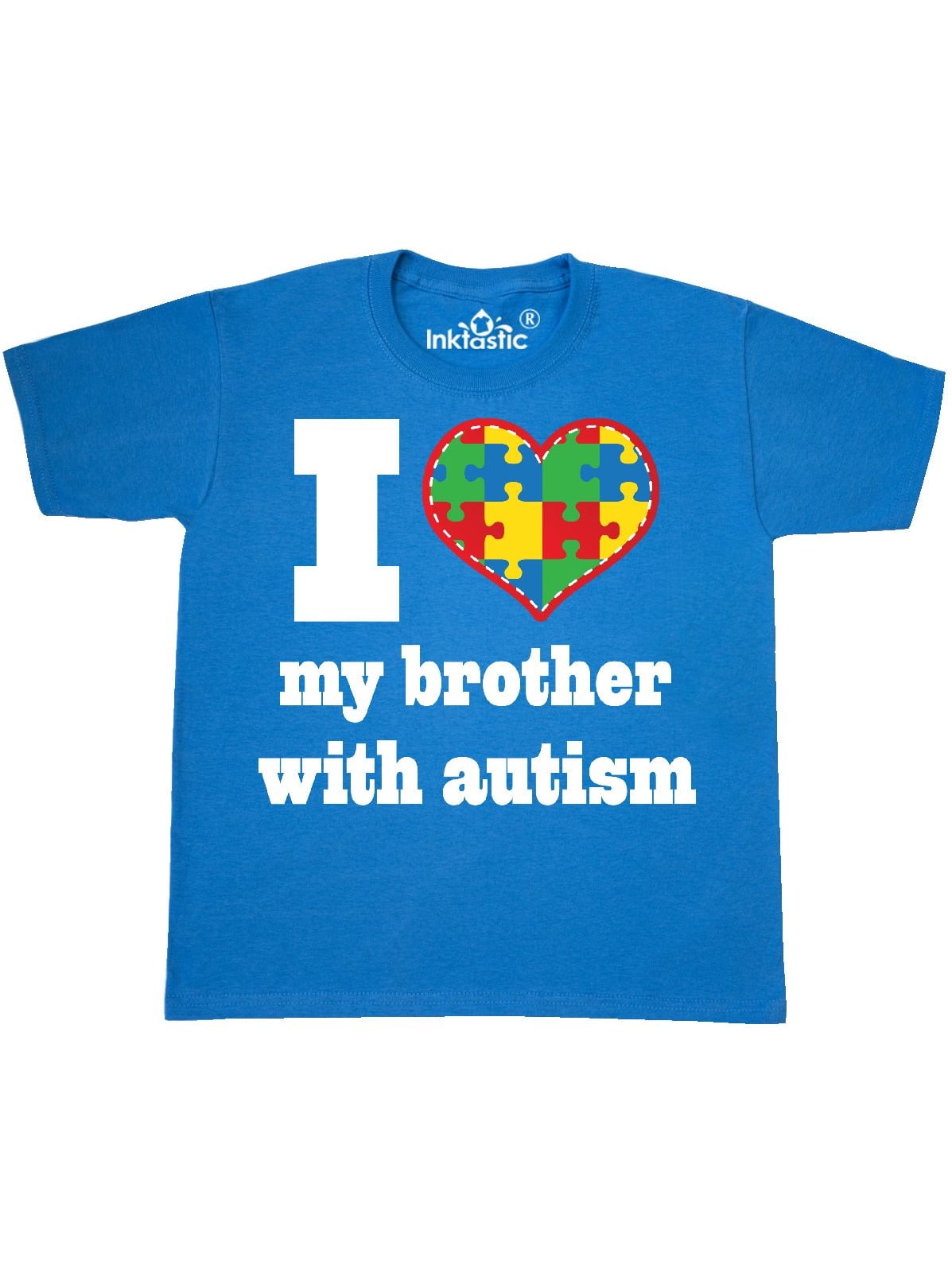 inktastic I Love My Brother with Autism Toddler T-Shirt