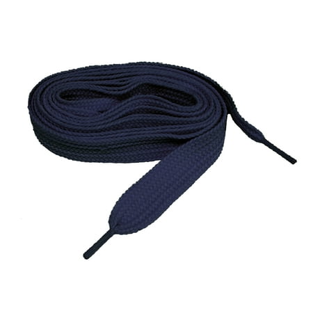 

27 Inch 69 cm Navy Blue professional FATmax™ Athletic 3/4 inch wide retro FAT sneaker shoelaces - (2 Pair Pack)