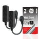 thumbnail image 1 of Cable de extensión Power Strip GE de 3 salidas, 6 pies, 2 unidades, negro, 1 of 9