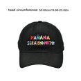 thumbnail image 5 of Baseball Hat Trucker Hat Adjustable Snap Back Closure Baseball Cap for Women and Men,Black, 5 of 5