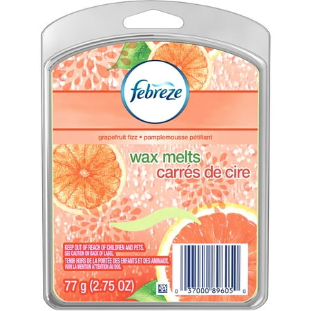 Febreze Wax Melts Grapefruit Fizz Air Freshener, 2.75 oz